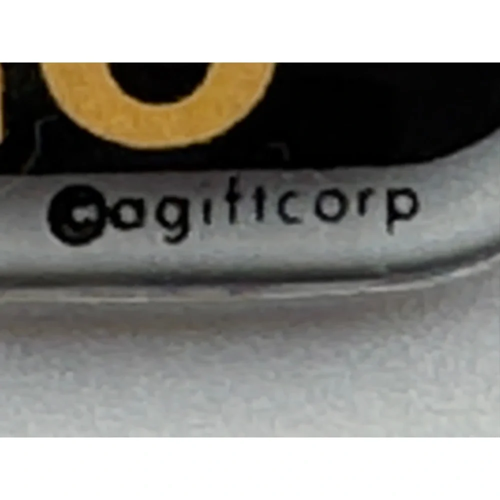 San Diego California‎ Souvenir Keychain Palm Trees Acrylic Giftcorp Clear Blue